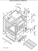 BODY PARTS Diagram and Parts List for RGB508ET3WH  Hotpoint Range