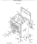BODY PARTS Diagram and Parts List for RB632GW1  Hotpoint Range