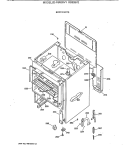 BODY PARTS Diagram and Parts List for RB526V2  Hotpoint Range