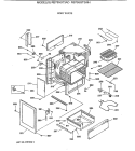 BODY PARTS Diagram and Parts List for RB755GT3AD  Hotpoint Range