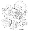 Part Location Diagram of WB27X1080 GE KEY PANEL Assembly - WHIT