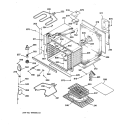 BODY PARTS Diagram and Parts List for ZET737BW1BB  General Electric Wall Oven