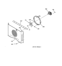 CONVECTION FAN Diagram and Parts List for ZET737BW1BB  General Electric Wall Oven