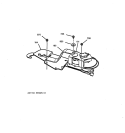 DOOR LOCK Diagram and Parts List for JTP95BW1BB  General Electric Microwave Oven Combo
