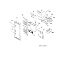 MICROWAVE CONTROL PANEL Diagram and Parts List for JKP69WW1WW  General Electric Microwave Oven Combo