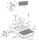 UNIT PARTS Diagram and Parts List for TBH19ZAZERWW  General Electric Refrigerator