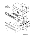 CONTROL PANEL Diagram and Parts List for ZET757BW2BB  General Electric Wall Oven