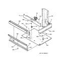 CENTER SPACER Diagram and Parts List for ZET757BW2BB  General Electric Wall Oven