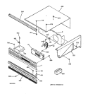 CONTROL PANEL Diagram and Parts List for ZEK737BW2BB  General Electric Wall Oven