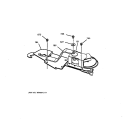 DOOR LOCK Diagram and Parts List for JCTP17WW2WW  General Electric Wall Oven