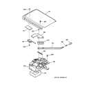 LOCK Diagram and Parts List for RB756GT3WW  Hotpoint Range