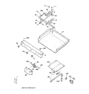 Part Location Diagram of WB07K0129 GE USE GEH WB7K129