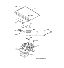 LOCK Diagram and Parts List for RB754GY1WH  Hotpoint Range
