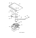 DOOR LOCK Diagram and Parts List for RB754PY1AD  Hotpoint Range