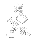 GAS & BURNER PARTS Diagram and Parts List for RGB530BEW3AD  Hotpoint Range