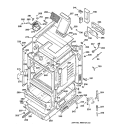 BODY PARTS Diagram and Parts List for RGB750SEY1WW  Hotpoint Range