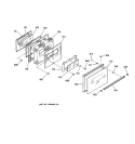 OVEN DOOR Diagram and Parts List for RB787GY2BB  Hotpoint Range