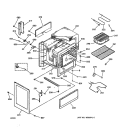 BODY PARTS Diagram and Parts List for RB502S3WH  Hotpoint Range