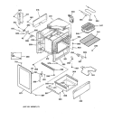 BODY PARTS Diagram and Parts List for RB557GY2WH  Hotpoint Range