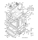 BODY PARTS Diagram and Parts List for LGB356GEV3AD  General Electric Cooktop