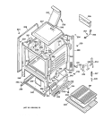 BODY PARTS Diagram and Parts List for LGB146GEV3WH  General Electric Range