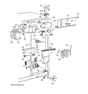 FRESH FOOD SECTION Diagram and Parts List for MSG27DHXDWW  General Electric Refrigerator