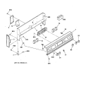 CONTROL PANEL Diagram and Parts List for LEB326GT4WH  General Electric Range
