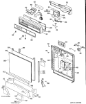 Part Location Diagram of 49-5396 GE UC GSD1100G