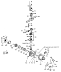 Section Diagram and Parts List for GSD1100G03  General Electric Dishwasher