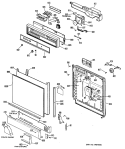 Part Location Diagram of WD21X0604 GE SWITCH P.B.