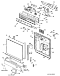 Part Location Diagram of 49-5433 GE PM MANUAL USE & CARE