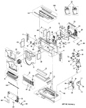 Section Diagram and Parts List for AZ31H06EACV1  General Electric Air Conditioner