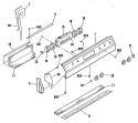 Section Diagram and Parts List for JDP36GP1  General Electric Range