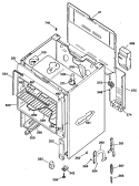 Section Diagram and Parts List for JBS16G*R3  General Electric Range