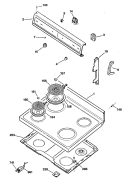 Section Diagram and Parts List for JBS02S2  General Electric Range
