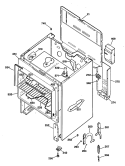 Section Diagram and Parts List for JBS02S2  General Electric Range