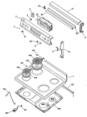 Part Location Diagram of 49-8437 GE PM MANUAL USE & CARE