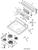 Part Location Diagram of WB30X5147 GE ELEMENT SURFACE HALOGEN