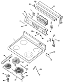 Part Location Diagram of WB62X5425 GE USE GEH WB62X5467