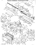 MICROWAVE OVEN Diagram and Parts List for RVM44004  Hotpoint Microwave