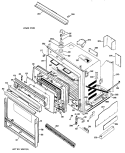 LOWER OVEN Diagram and Parts List for RK767G*D1  Hotpoint Wall Oven