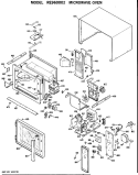 MICROWAVE OVEN Diagram and Parts List for RE960002  Hotpoint Microwave