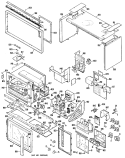 Section Diagram and Parts List for RH960G*02  Hotpoint Microwave Oven Combo