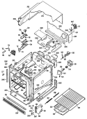 Section Diagram and Parts List for RJ742G*T7  Hotpoint Wall Oven