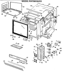 Part Location Diagram of WB03X5559 GE KNOB OVEN