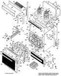 Section Diagram and Parts List for RH960G*04  Hotpoint Microwave Oven Combo