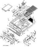 Part Location Diagram of WB07X6883 GE TRIM CONTROL