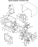 MICROWAVE OVEN Diagram and Parts List for RE967002  Hotpoint Microwave