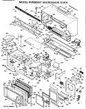 MICROWAVE OVEN Diagram and Parts List for RVM60001  Hotpoint Microwave