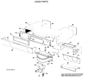 HOOD PARTS Diagram and Parts List for RH758G*H2  Hotpoint Range
